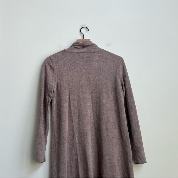 BAREFOOT DREAMS Cozychic Ultra Lite Open Front Longline Cardigan Small Ribbed - Picture 12 of 13